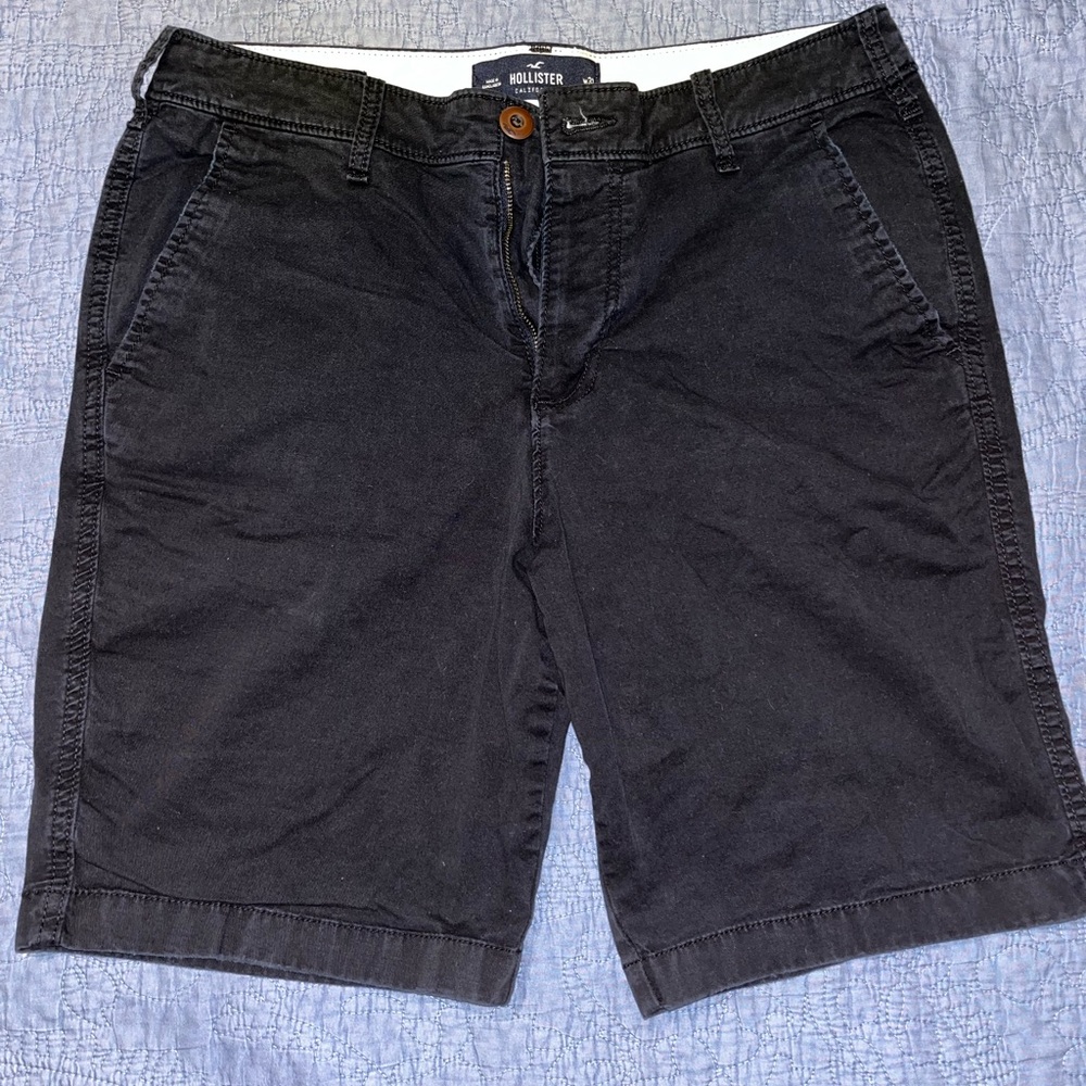 Hollister Flat Front Shorts 9” inseam.